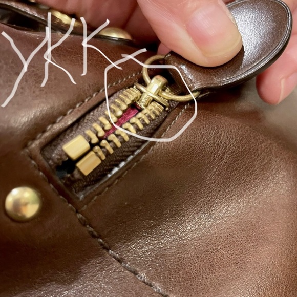 Authentic Coach Lily Legacy Turn Lock Brown Leather Tote Shoulder Bag NICE - Picture 9 of 12